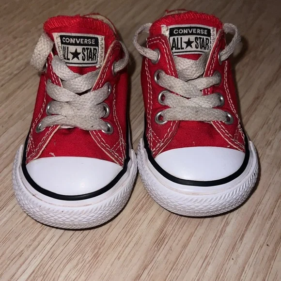 Converse Chuck Taylor All Star Lo Sneaker - Baby / Toddler - Red - Picture 5 of 7